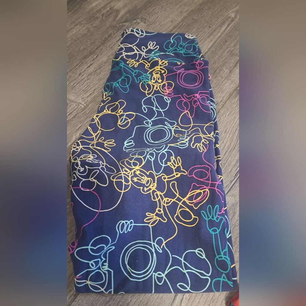 Mickey & minnie camera leggings